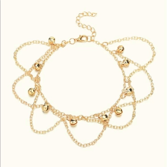 • Paige • Boho Bell Anklet - Picture 3 of 4